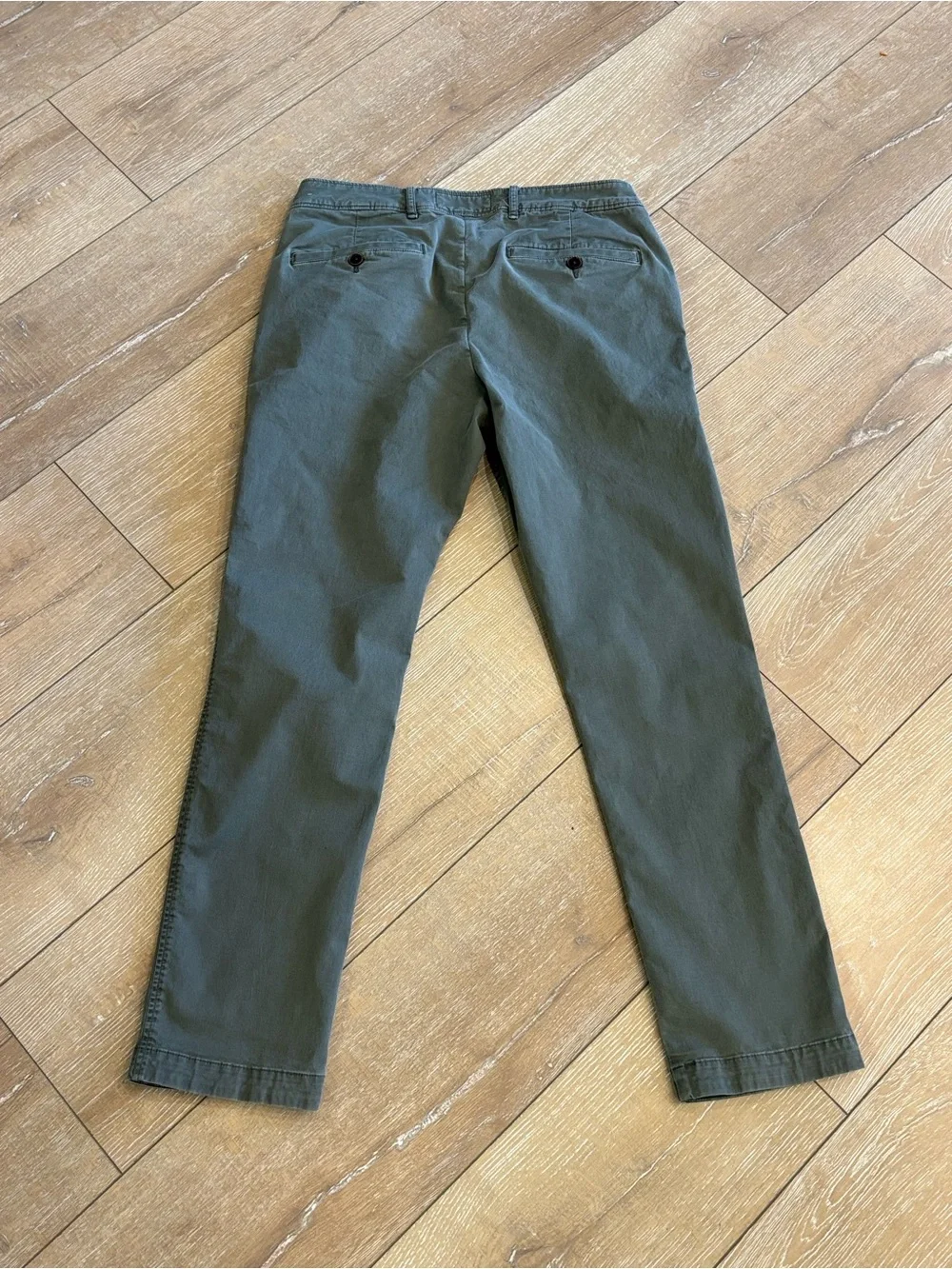 Abercrombie & Fitch Langdon Skinny Stretch Pants — Men’s 31x30 Olive Green